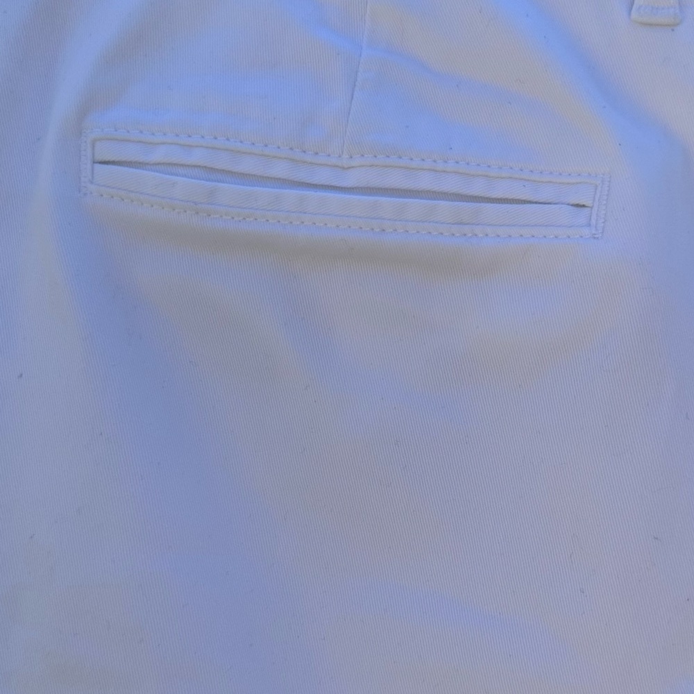 Boden White Stretch Cotton Shorts Women’s Size 8 Chino Casual - Picture 9 of 10